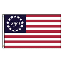 Load image into Gallery viewer, America's 250 - Betsy Ross Poly-Cotton Printed 3'x5' Flag
