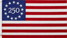 Load image into Gallery viewer, America's 250 - Betsy Ross Embroidered Nyl-Glo 3'x5' Flag
