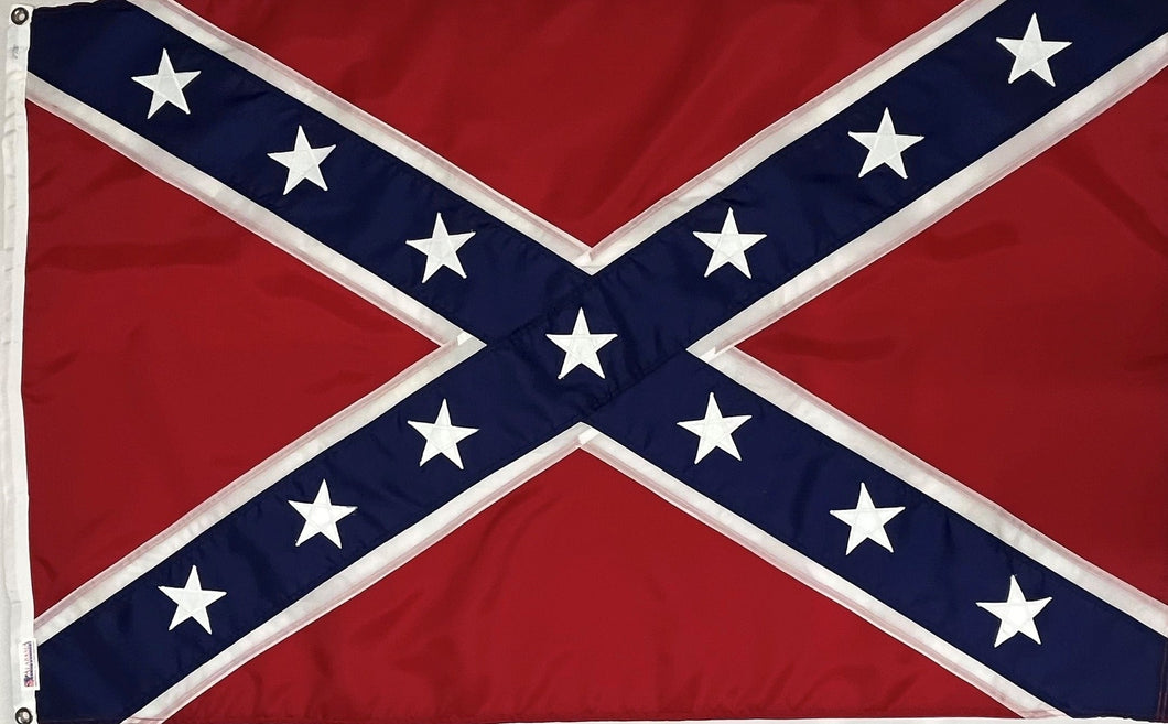 Confederate Battle Flags [Nylon Hand Sewn Applique]